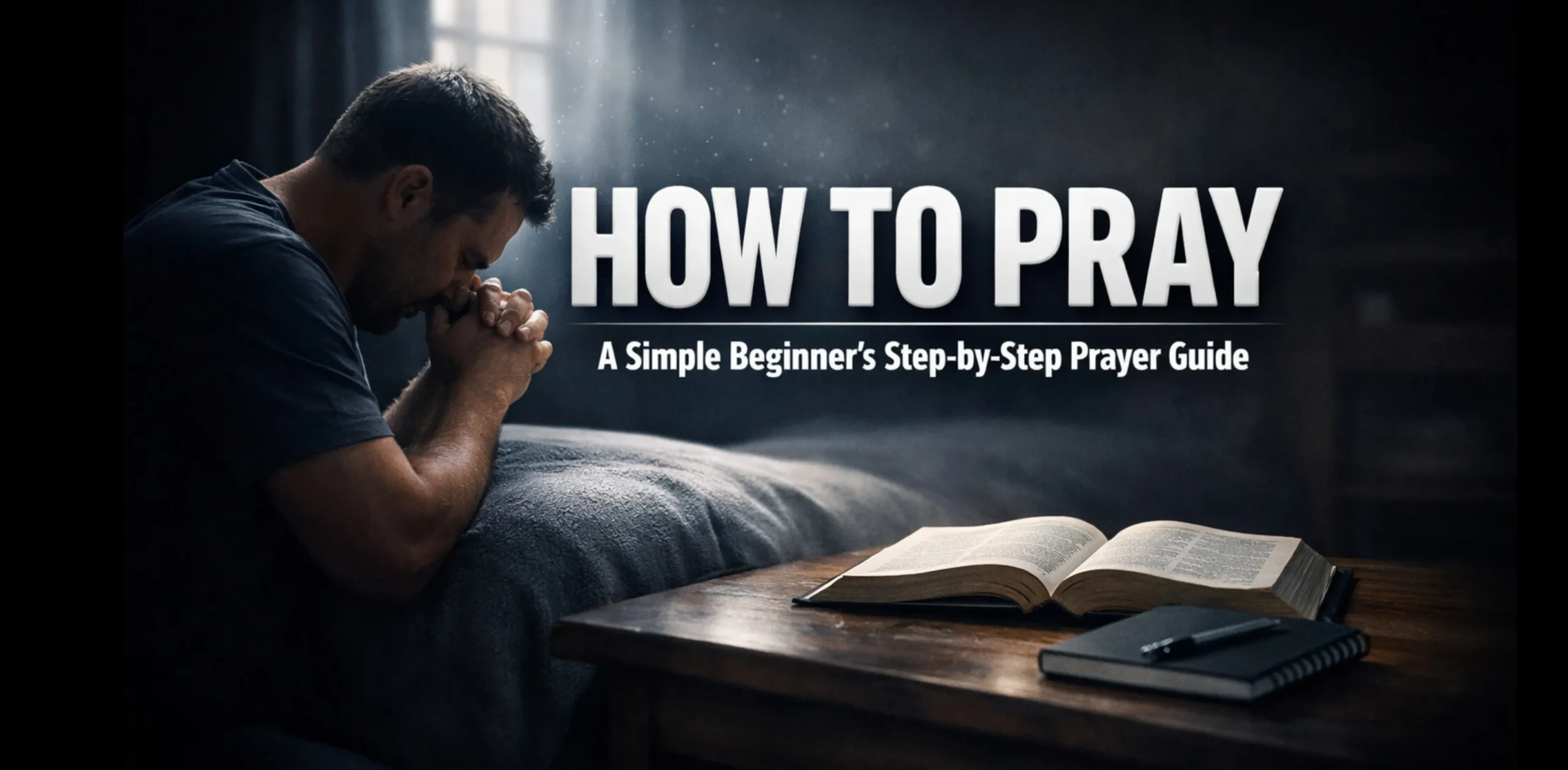 How to pray a simple guide for normal people step by step beginner prayer guide for Christians
