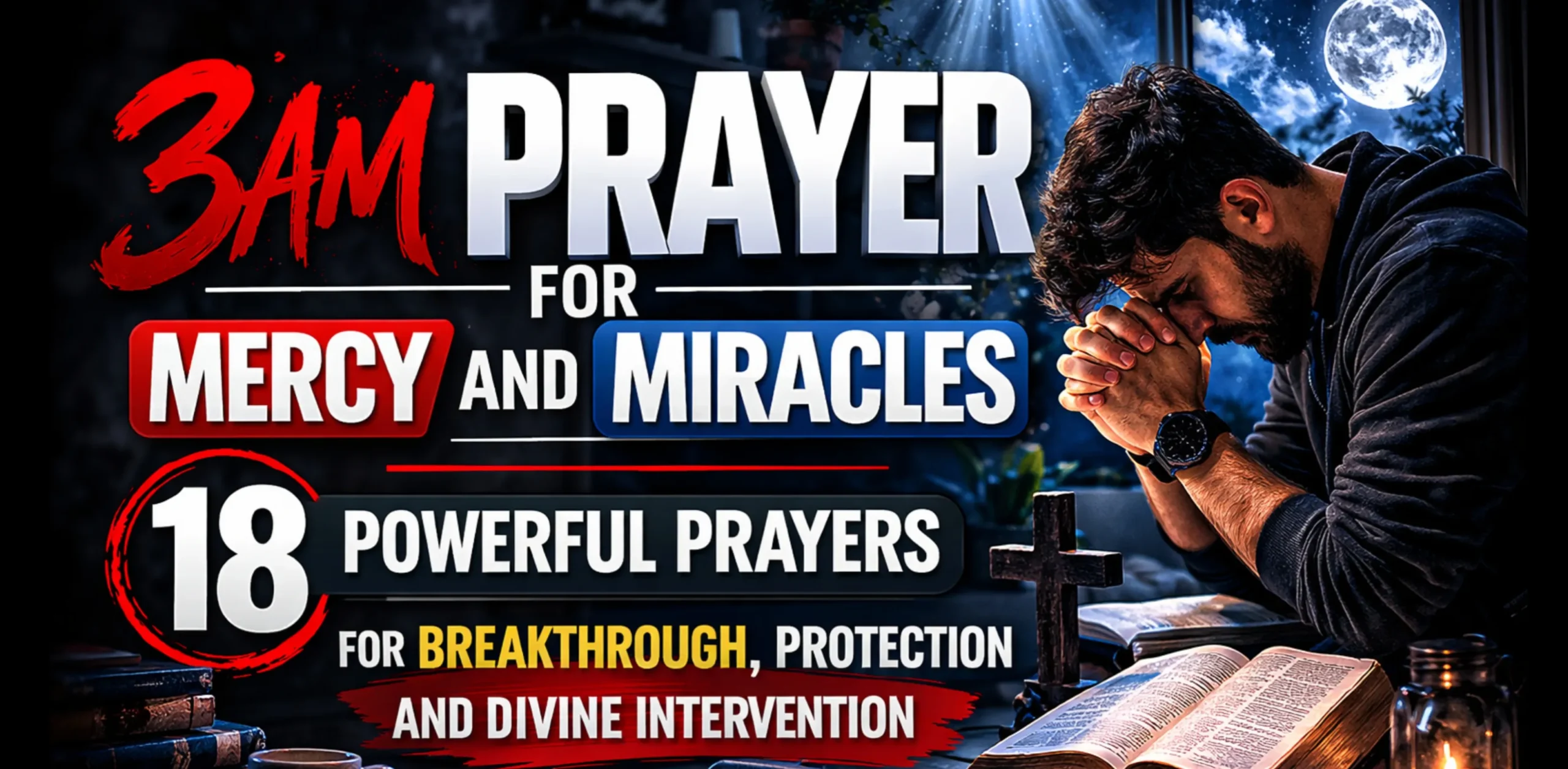 Powerful 3AM Prayer for Mercy and Miracles Breakthrough & Deliverance Prayers