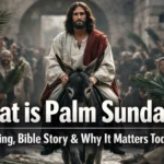 What is Palm Sunday – Jesus triumphal entry into Jerusalem with palm branches