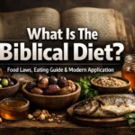 What is the biblical diet showing natural foods from the Bible including fruits grains fish and clean eating principles