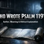 Who wrote Psalm 119 – Bible verse and authorship explained