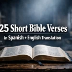 Short Bible Verses in Spanish with English Translation for Daily Inspiration and Faith