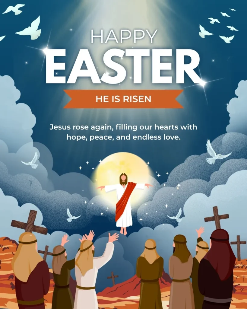 christian easter wishes images with faith and hope message