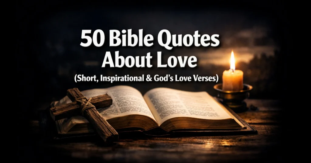 50 Bible Quotes About Love (Short, Inspirational & God’s Love Verses ...