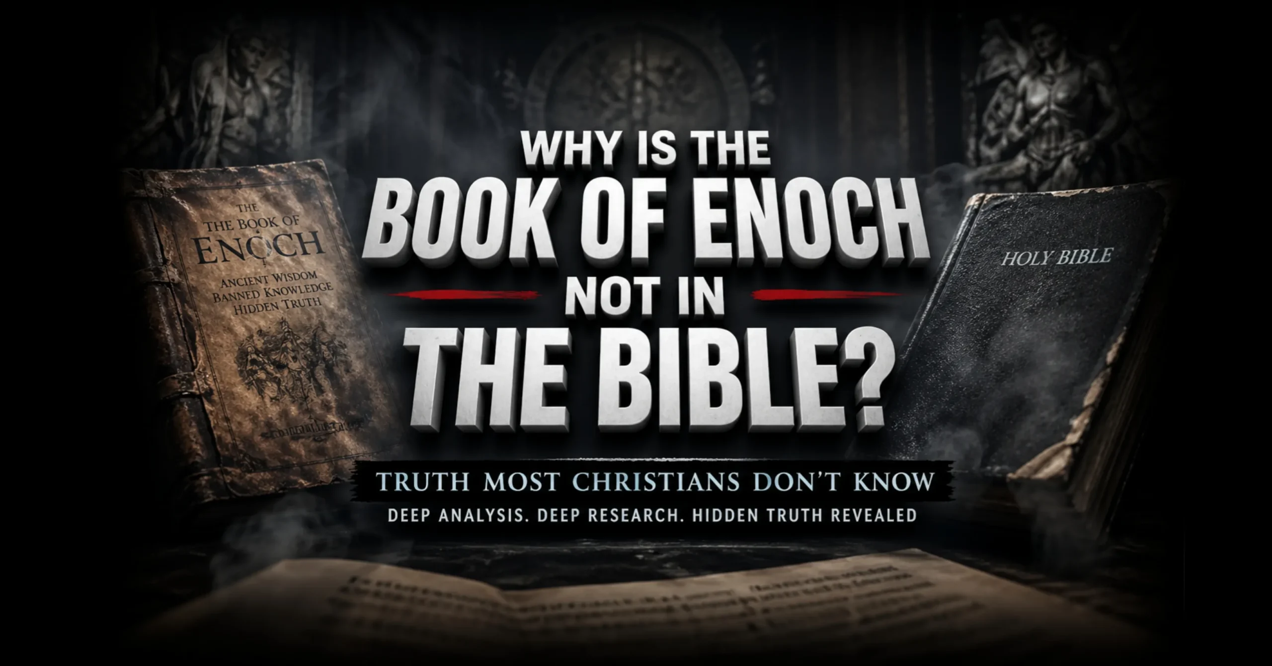 Book of Enoch why not in Bible explanation with biblical canon concept