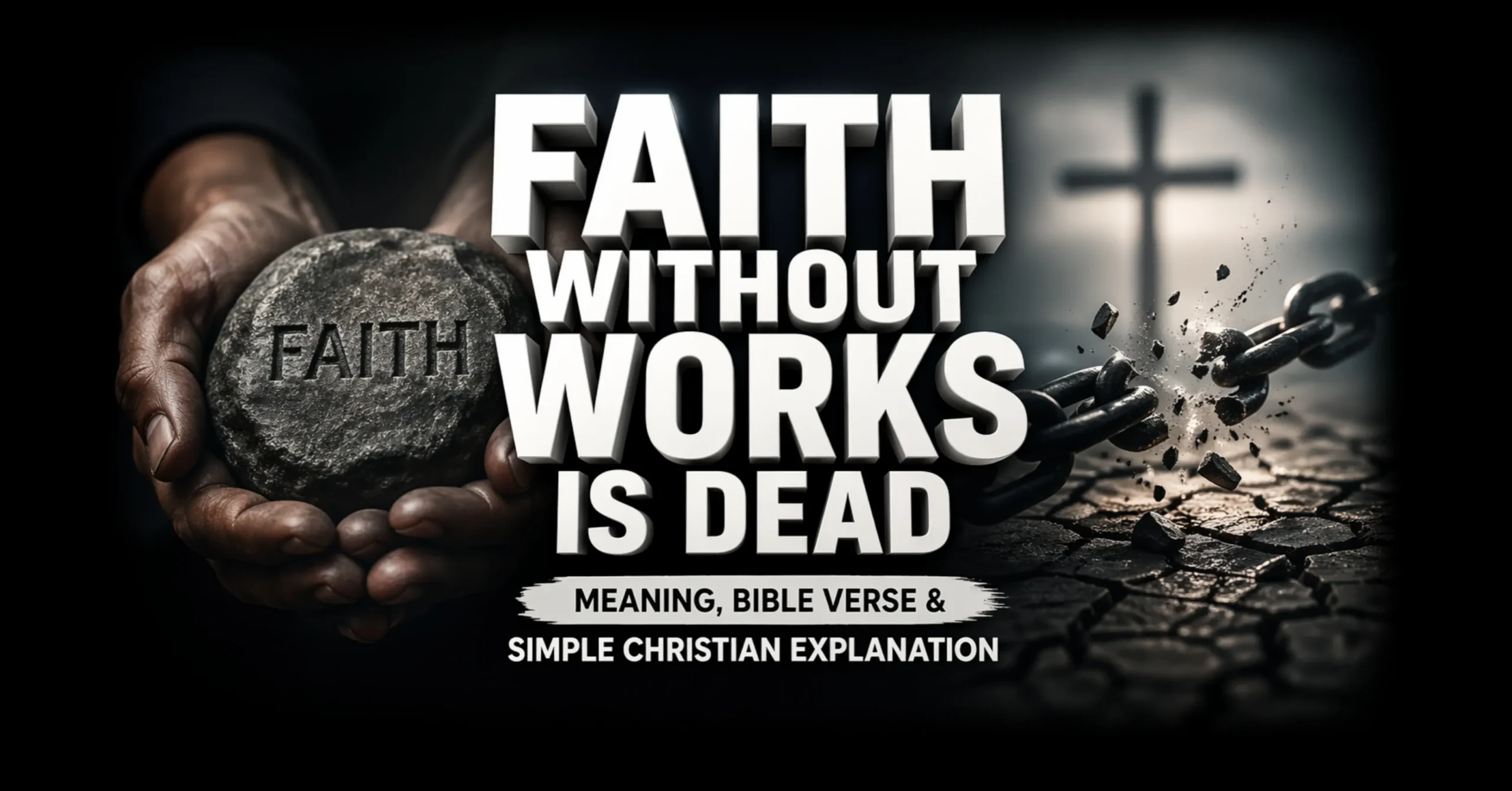 faith without works is dead meaning explained with bible verse and christian life application