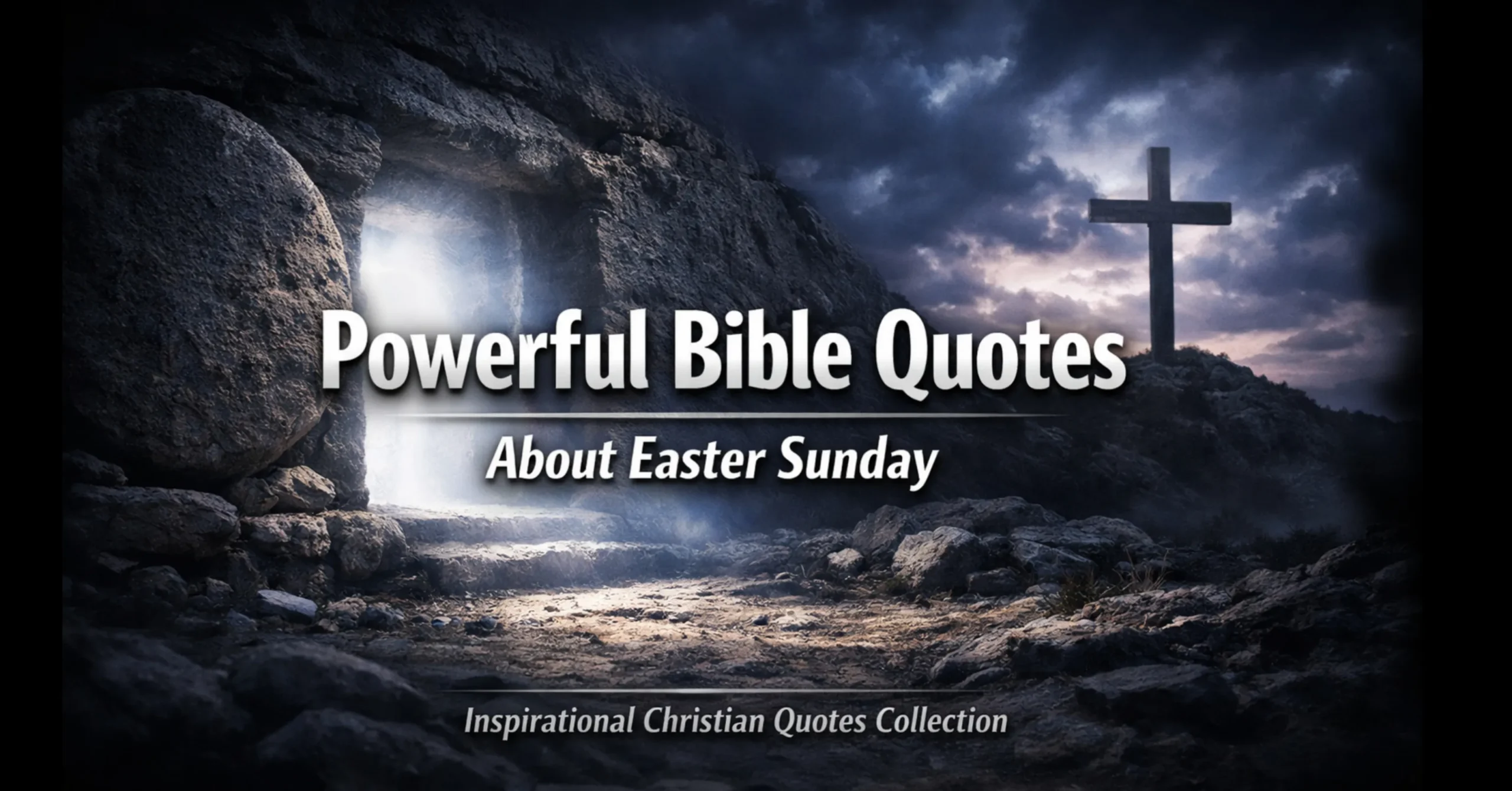 Bible quotes about Easter Sunday with inspiring Christian messages and resurrection-themed visuals