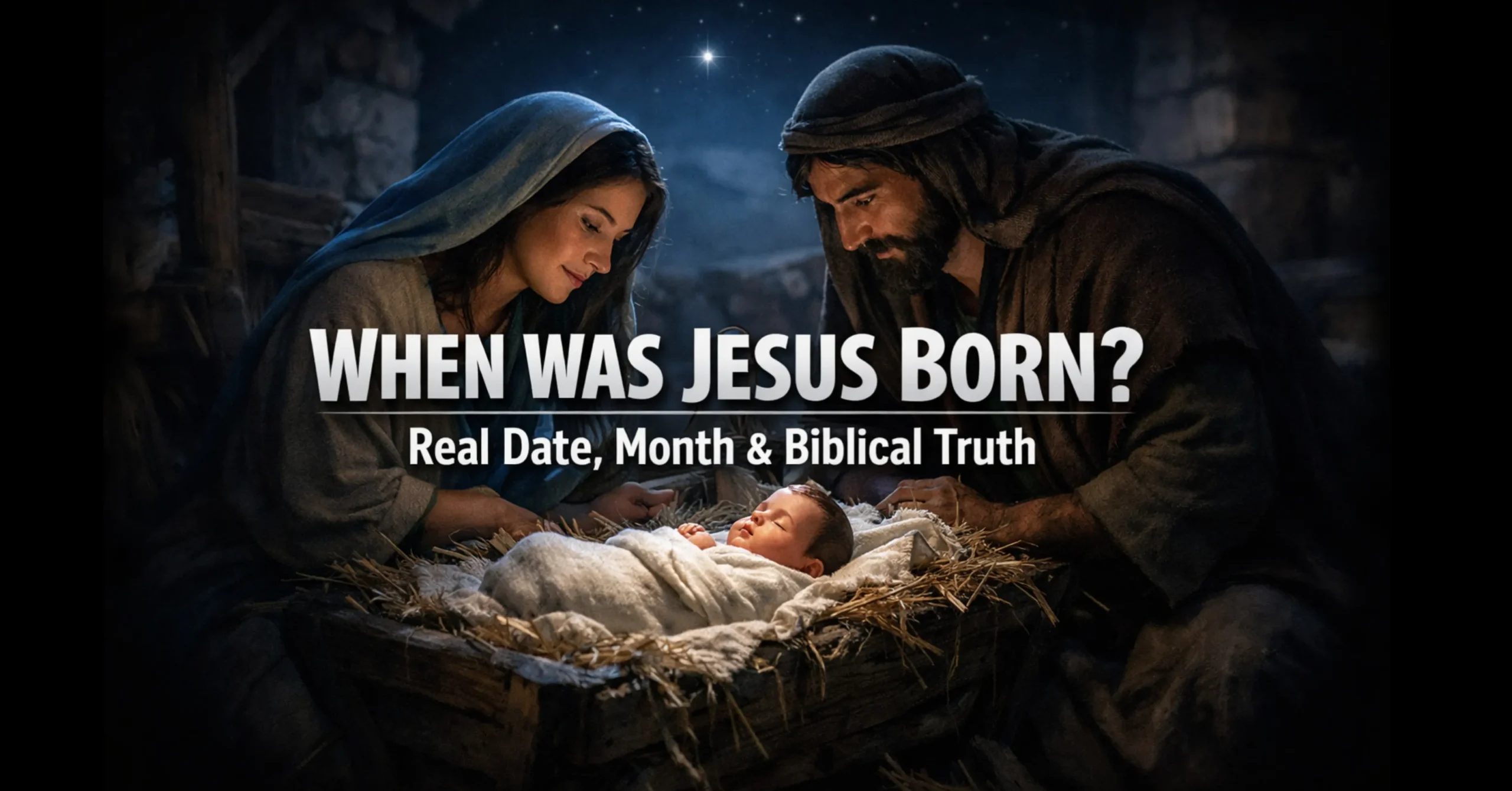 When was Jesus born timeline showing Bethlehem birth and biblical date explanation