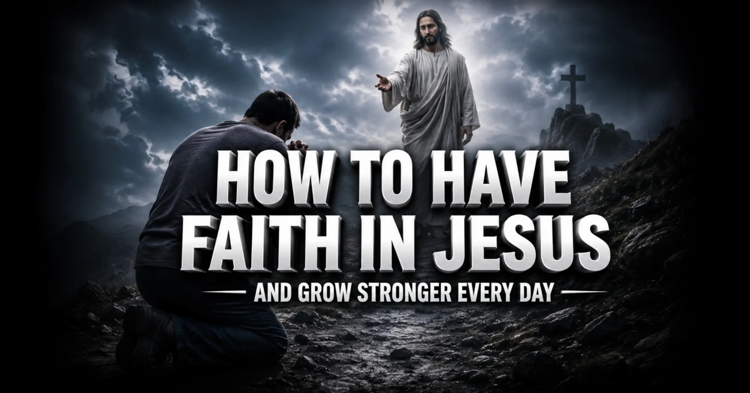 how to have faith in Jesus through prayer and Bible reading