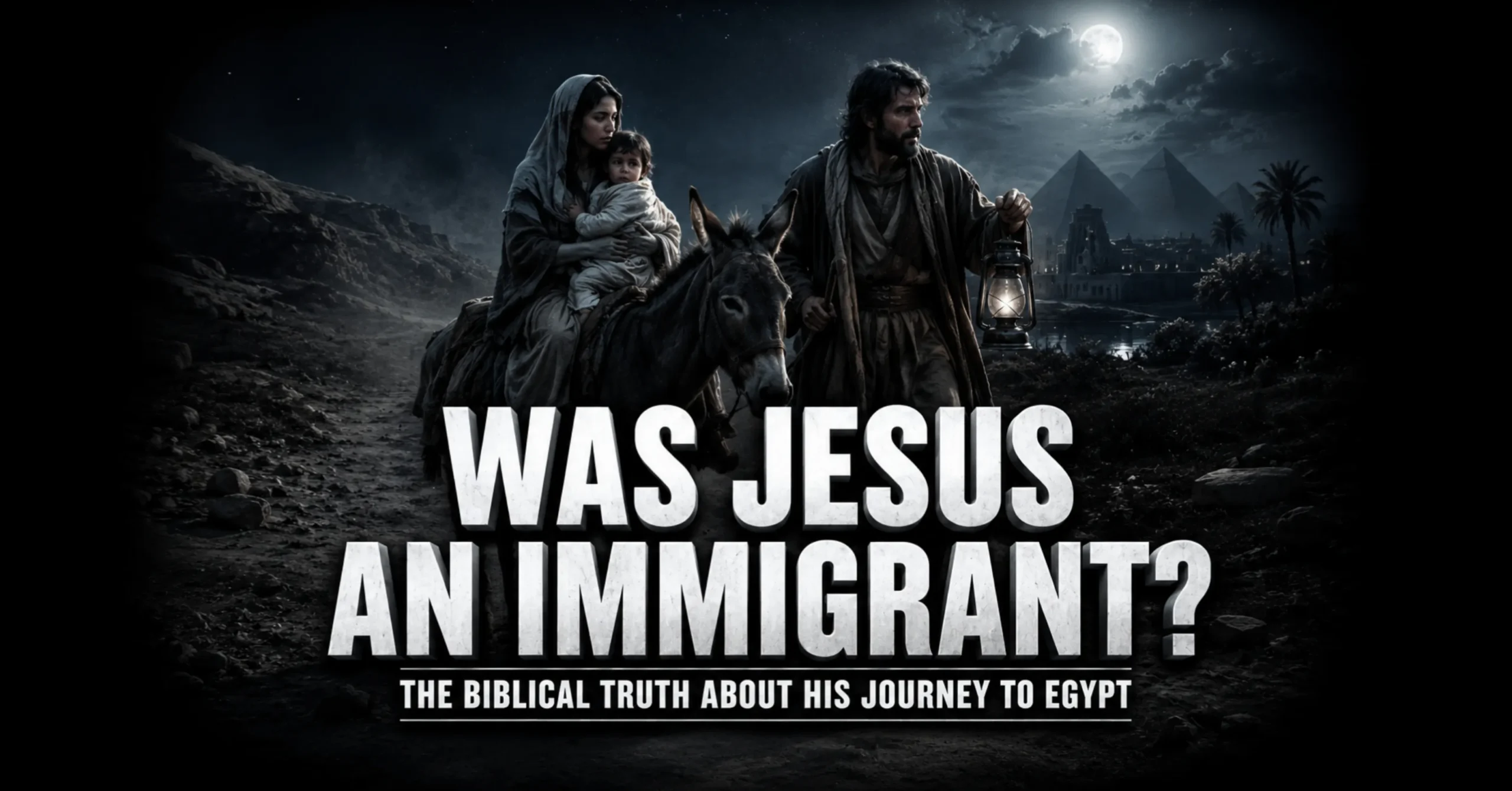 Was Jesus an Immigrant? Jesus, Mary, and Joseph fleeing to Egypt in the Bible