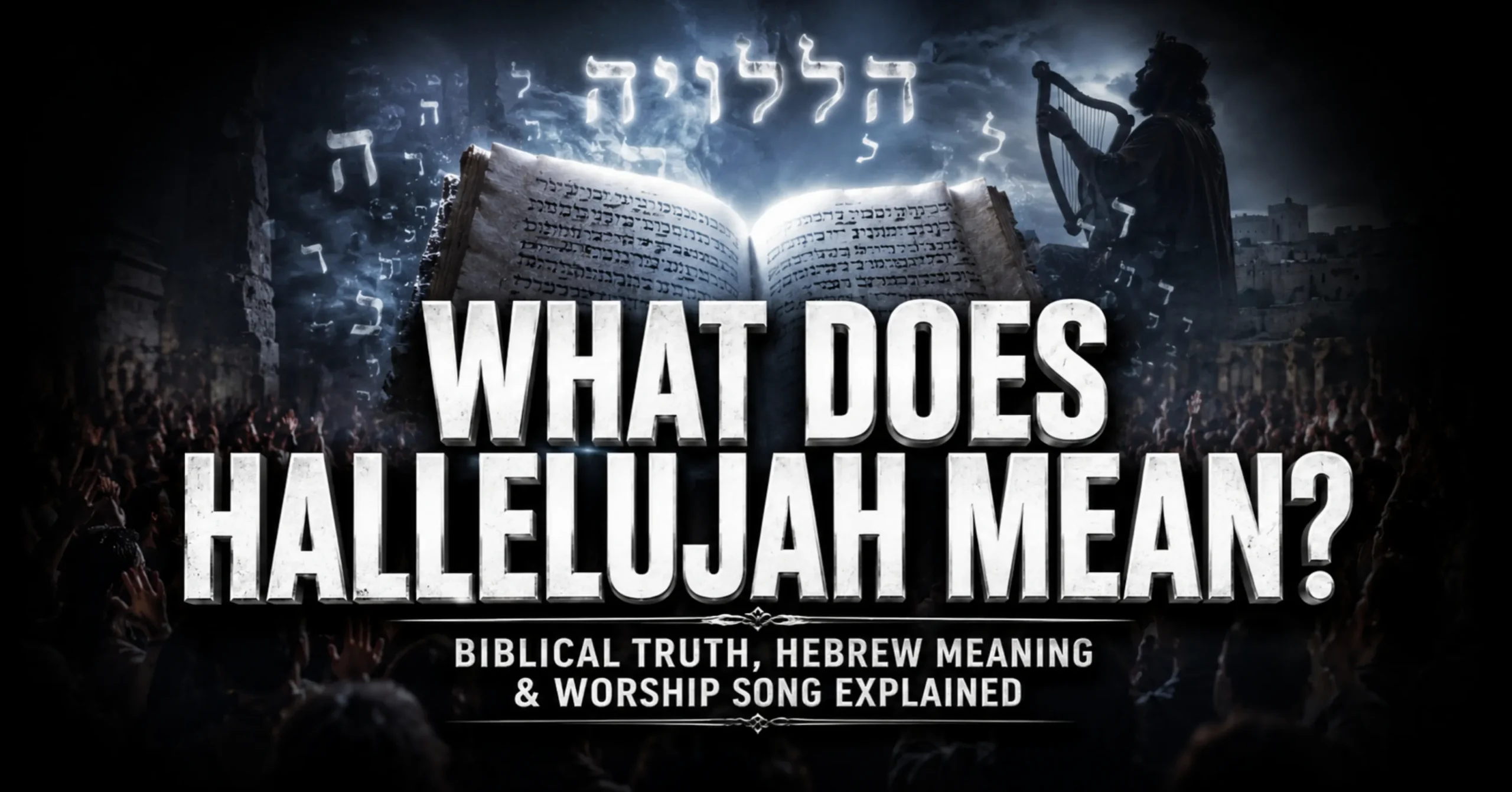 What does hallelujah mean biblical Hebrew meaning with Bible verses