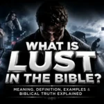 What is lust in the Bible explained with Matthew 5:28 Bible verse and biblical meaning of lust