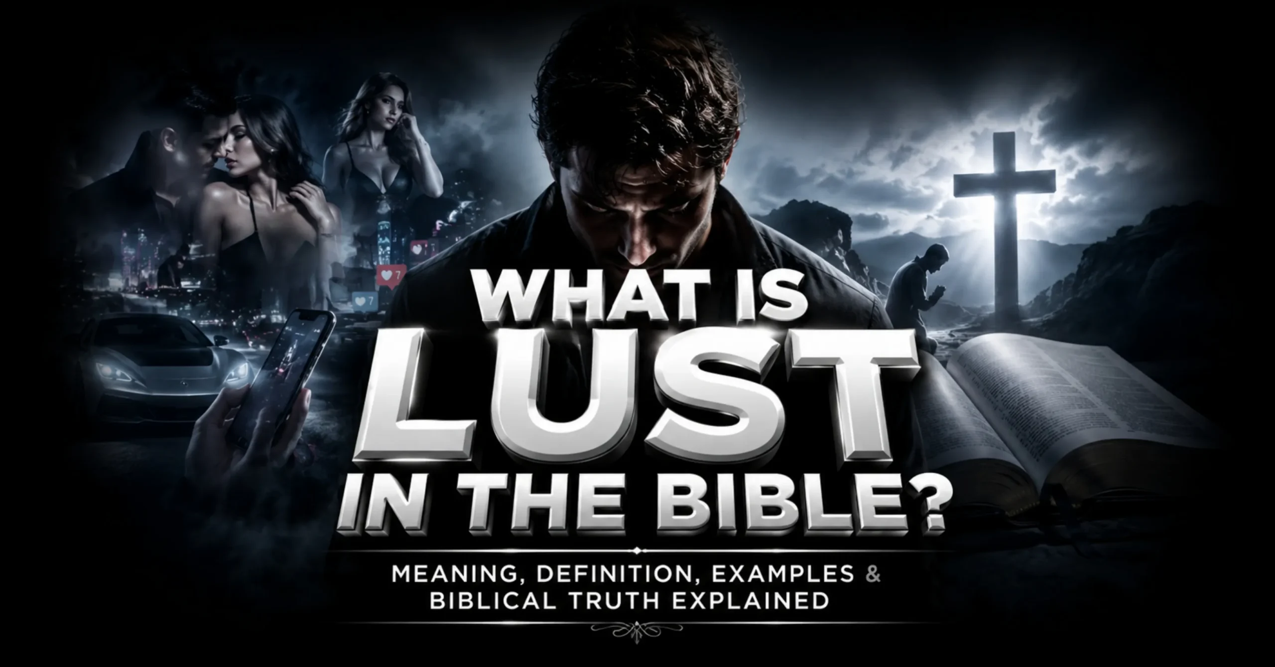 What is lust in the Bible explained with Matthew 5:28 Bible verse and biblical meaning of lust