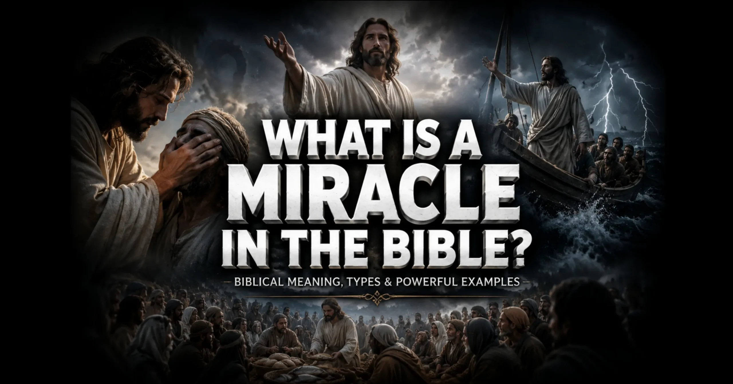 What is a miracle in the Bible meaning and examples of biblical miracles explained