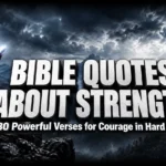 Bible quotes about strength with inspiring Bible verses for courage, faith, and hope in hard times
