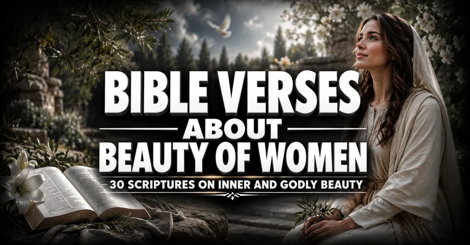 Bible verses about beauty of woman featuring inspiring Scriptures about inner beauty, faith, and God's view of true beauty.