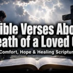 Bible verses about death of a loved one comfort hope healing scriptures for grief and loss