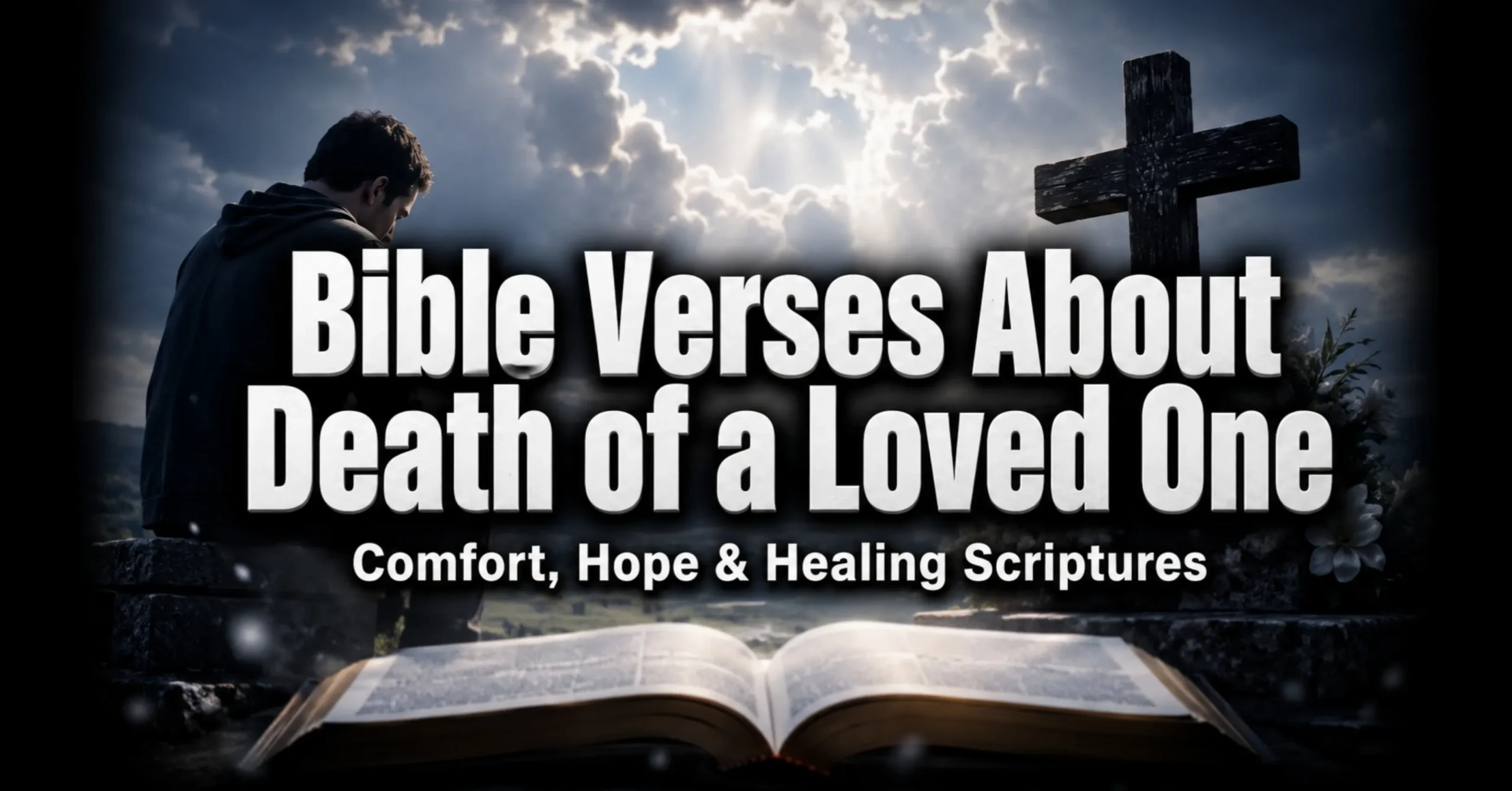 Bible verses about death of a loved one comfort hope healing scriptures for grief and loss