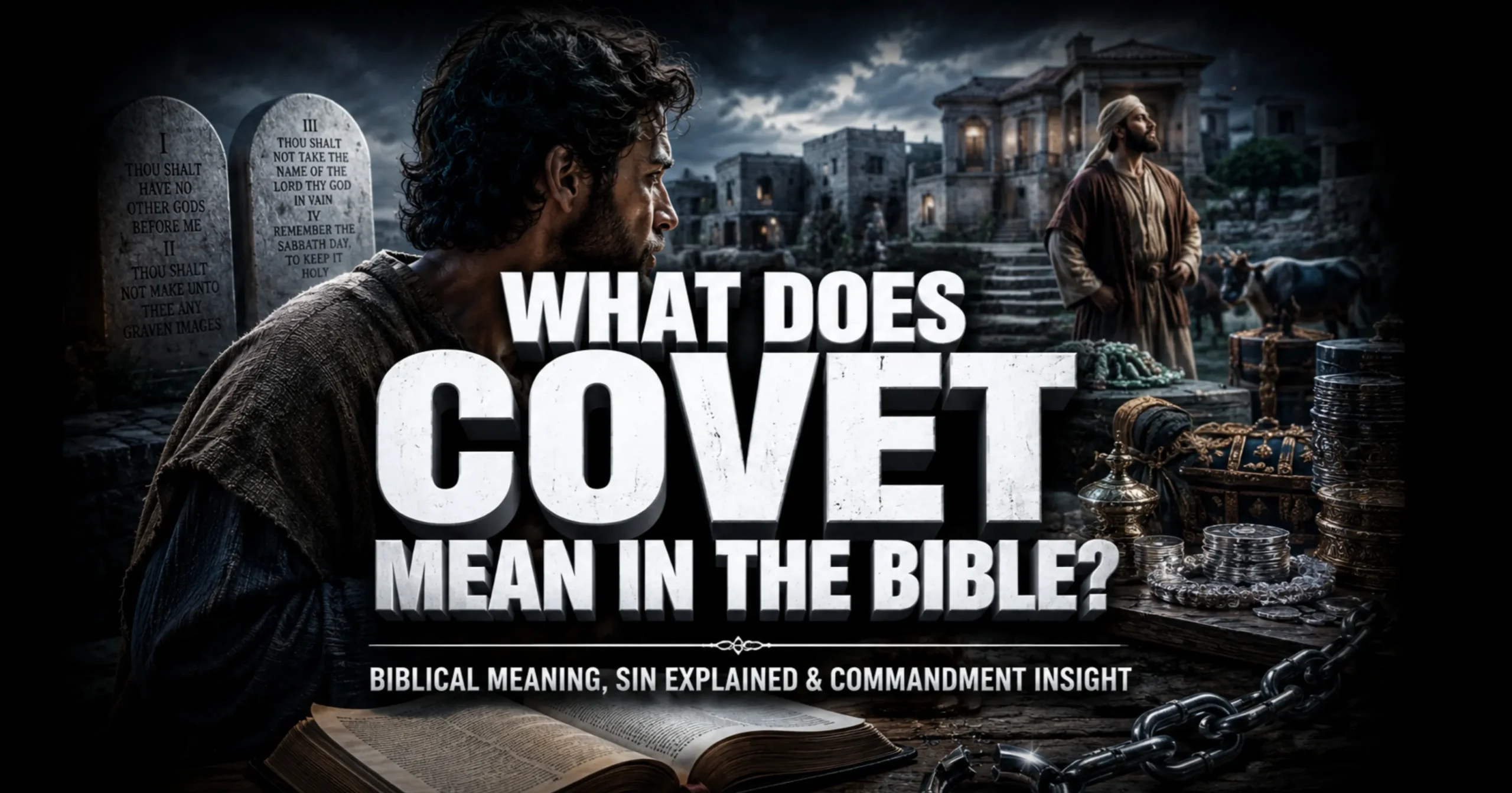 What does covet mean in the Bible biblical meaning and Ten Commandments explanation