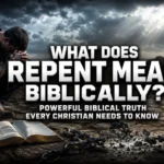 What does repent mean biblically true biblical repentance meaning explained with scripture