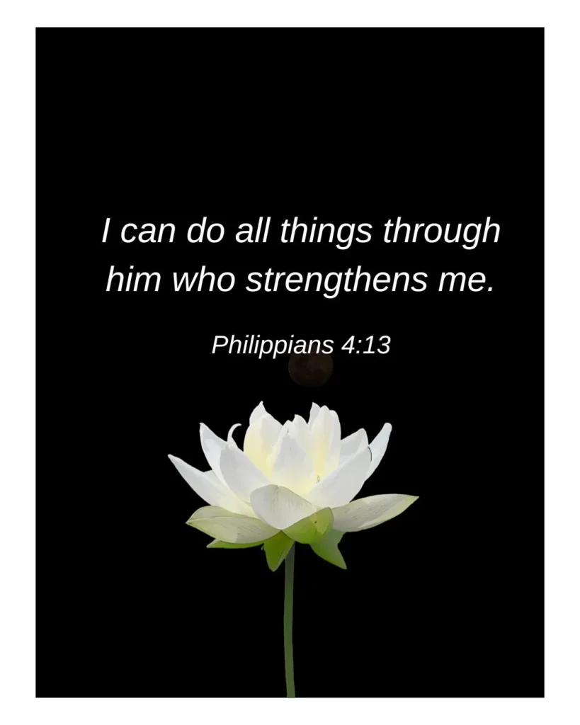 Philippians 4:13 Bible verse image – I can do all things through him who strengthens me Bible quotes about strength