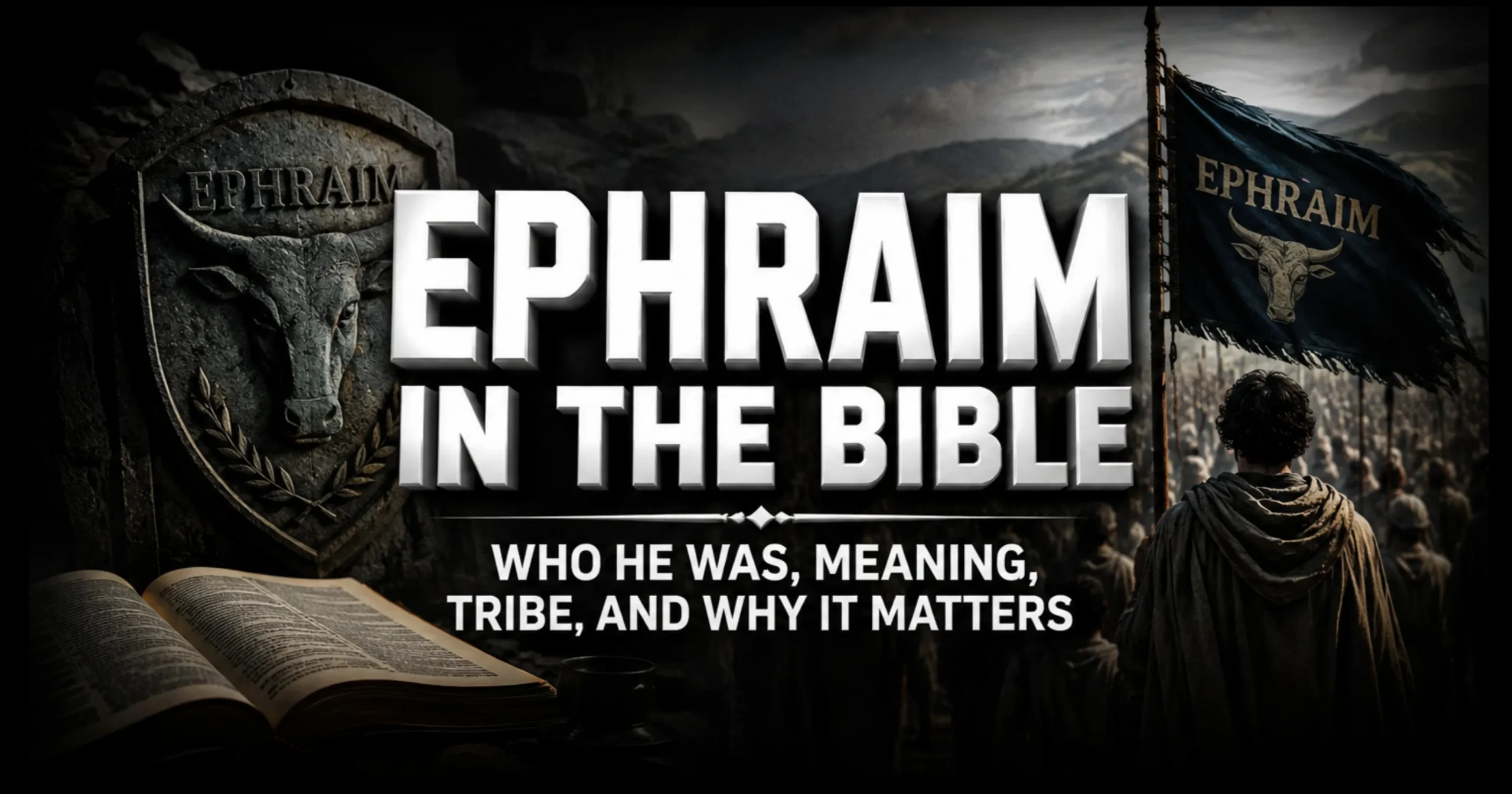 Ephraim in the Bible, Joseph’s son blessed by Jacob, biblical illustration of Ephraim tribe story