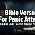 Bible verses for panic attacks bringing God's peace, comfort, and strength during anxiety and fear