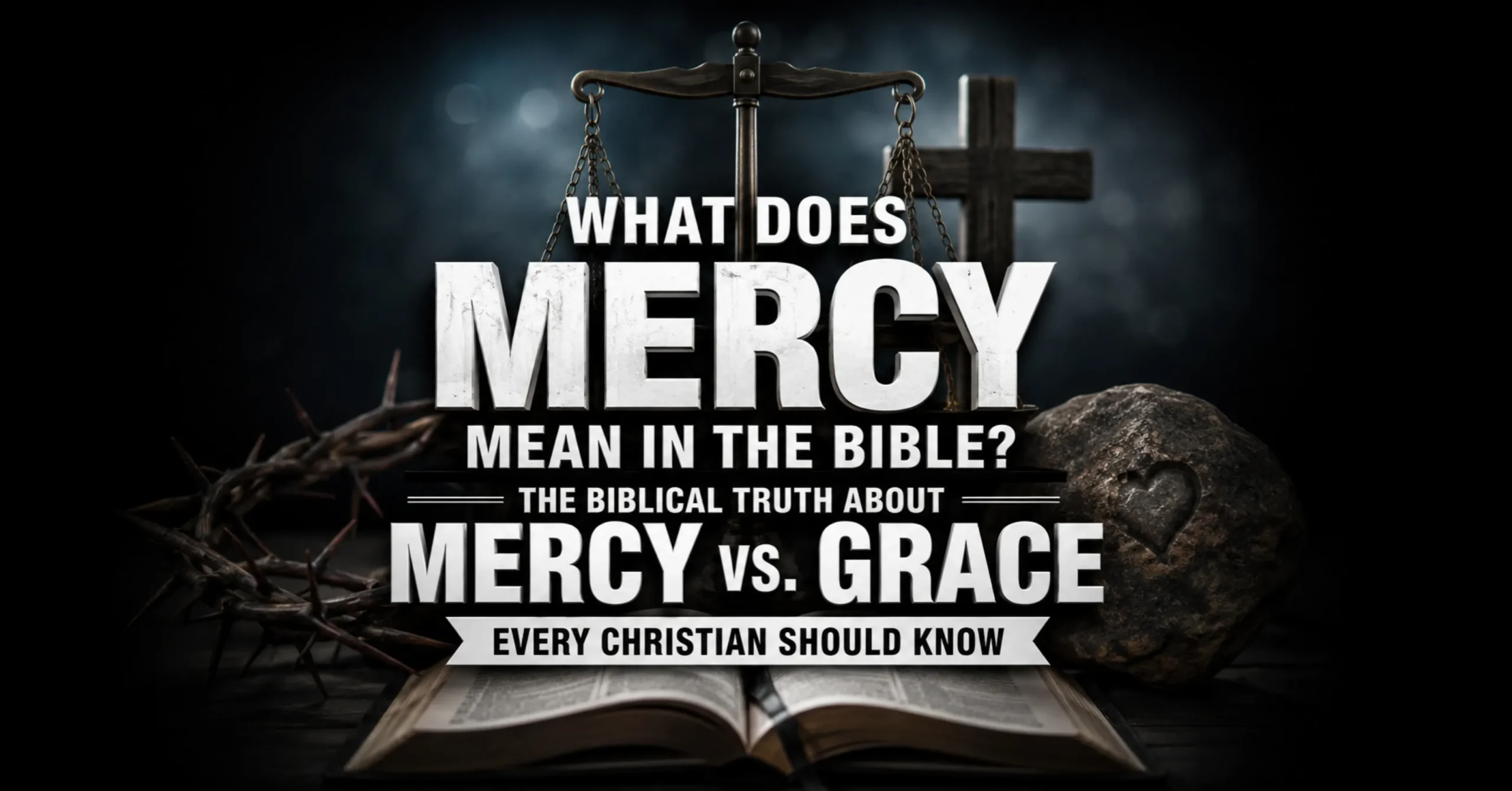 What Does Mercy Mean in the Bible? Discover God's mercy, grace, forgiveness, and compassion through Jesus Christ.