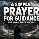 banner image of prayer for guidance