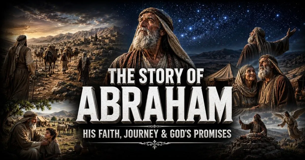 Story of Abraham under the stars, representing God's covenant promise of descendants