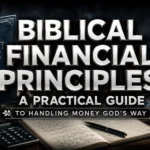 Biblical financial principles for Christians