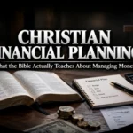 Christian financial planning based on biblical principles for managing money