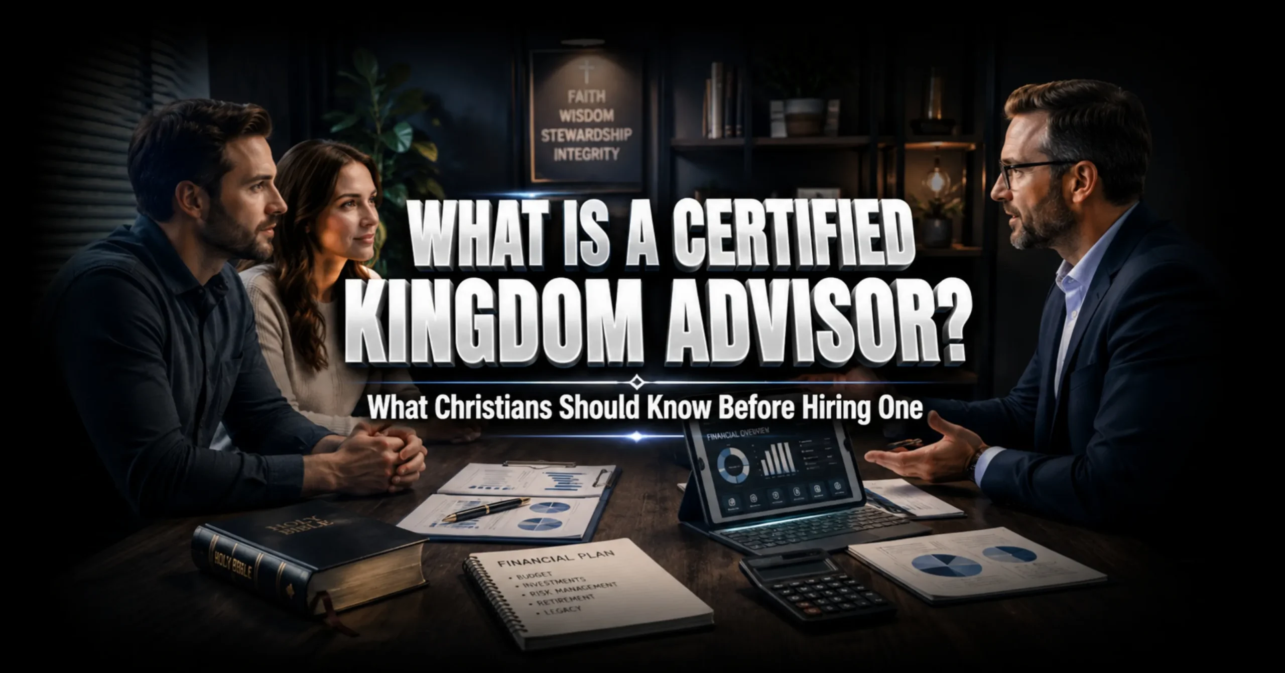 Certified Kingdom Advisor explaining Christian financial planning and biblical stewardship