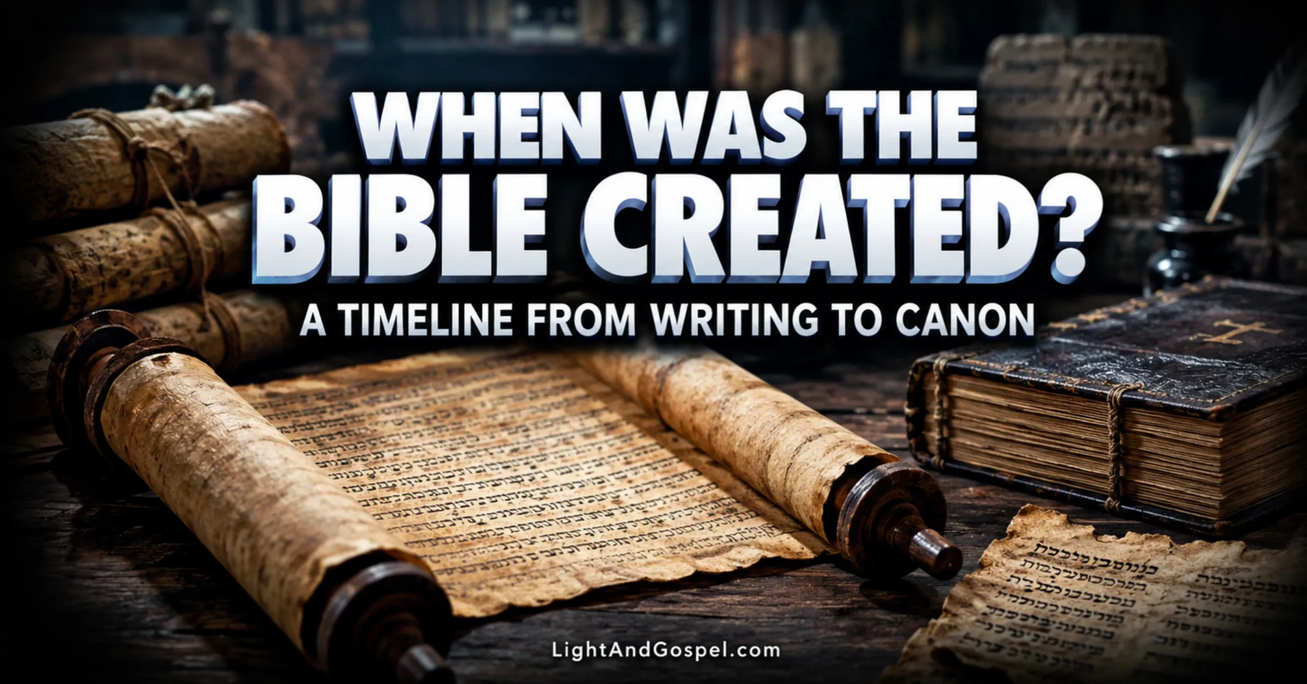 When Was the Bible Created – Bible history and ancient manuscripts